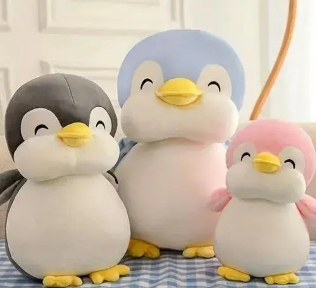 Spandex Cute Baby Penguin Soft Toy